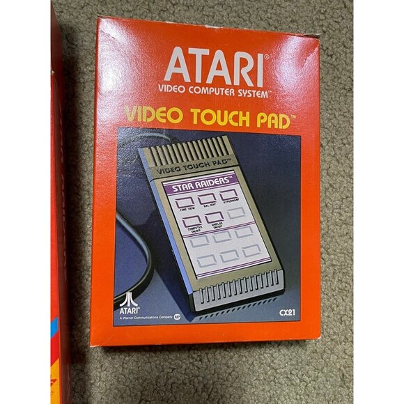 Atari 2600 Star Raiders 1982 + Touch Pad CX2660-1 Vintage Complete Game System!! - Picture 5 of 6